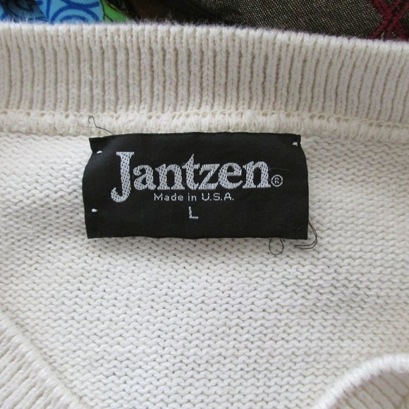 Vintage 90s V-neck Sweater - Picture 4 of 4